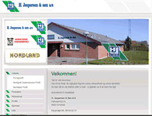 Tablet Screenshot of h-jespersen.dk